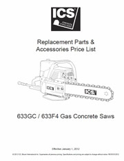 633GC Repair Parts Price List