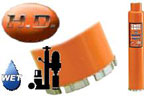 Heavy Duty Orange Turbo Diamond Core Bits