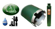 Utility Green Diamond Core Bits