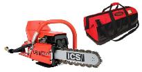ICS Concrete Chainsaw model 603GC (shown with OPTIONAL FREE Carrying Case)