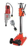 Milwaukee 4005 core drill motor with M2 combo stand