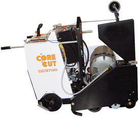 Diamond Products - CC3700TE Concrete Saw - Dual Shaft Electric