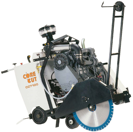 Diamond Products - CC7100 2-Speed Concrete Cutting Saw
With Dual Shaft